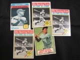 Lot (5) Asst. Vintage Topps Lou Gehrig Cards