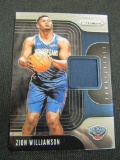 2019-20 Prizm Zion Williamson Essential Jersey Relic RC Rookie Card