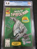 Web of Spiderman #100 (1993) Key 1st Spider-Armor/ Green Holo Cover CGC 9.8
