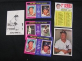Lot (6) Asst. Vintage Mickey Mantle Cards