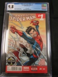 Amazing Spider-Man #1 (2014) Key 1st Cameo Cindy Moon Silk CGC 9.8