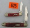 Lot (2) Vintage Case XX Folding Knives
