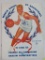 Vintage 1950 World Series of Basketball Program Globetrotters Vs. College All-Stars