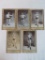 Excellent Lot (5) 1910's Bare Knuckle Boxing Cabinet Photos
