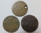 (3) Antique Green River Whiskey Good Luck Tokens