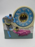 Vintage Janex Batman & Robin Talking Alarm Clock (Works)