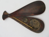 Antique Japanese Portable Hand Scale in Wooden Case