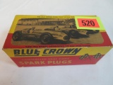 Antique/ Vintage Blue Crown Spark Plugs Full NOS Box Racing Graphics