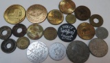 Estate Found Grouping of (20) Antique & Vintage Trade Tokens Inc. Camay Soap, Armour Beef +