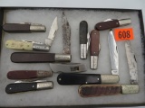 Lot (11) Vintage Barlow & Master Barlow Pocket Knives.