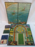 (2) ca. 1900's Board Games Wyntre Golf & Yatteau