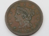 1852 US Braided Hair Large Cent