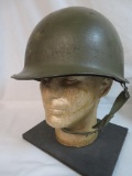 WWII Post-War U.S. Military Helmet with Liner