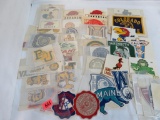 Huge Lot (50+) Vintage 1950's/60's College Team Decals Unused-Great Lot!