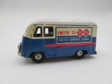 Antique Japan Tin Friction Railway Express Delivery Van
