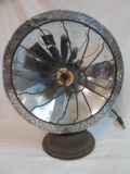 Excellent Antique Art Deco Electric Heater w/ Cast Iron Base
