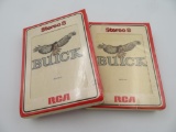 (2) Vintage 1970's Buick Promotional 8-Track Tapes Sealed