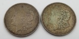 1921 & 1921 D US Morgan Silver Dollars 90% Silver