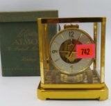 Outstanding LeCoultre Heritage 528-6 Atmos Mantle Clock w/ Original Box