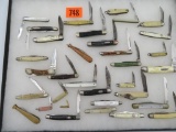 Estate Lot (33) Vintage Small Pocket Knives. Camillus Imperial Kutmaster