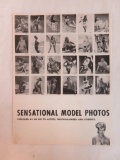 Vintage 1950's Sensational Model Photos Catalog