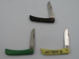 Lot (3) NOS Case XX Sod Buster Jr Pocket Knives