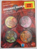 Vintage 1971 Mattel Instant Replay 4-Pack Football Discs Gale Sayers Sealed