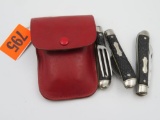 Excellent Vintage Colonial (USA) Folding Pocket Knife Mess Kit
