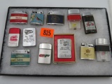 Lot (12) Assorted Vintage Cigarette Lighters