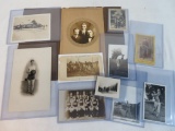 Grouping of Old Photographs Sports, Native Head Hunter, and More