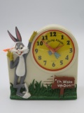Vintage Janex Bugs Bunny Talking Alarm Clock (Works)