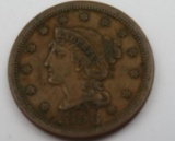 1856 US Braided Hair Large Cent