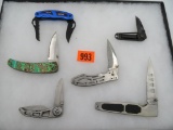 Lot (6) Tactical Pocket Knives. Gerber, Sheffield