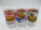 1986 McDonalds Restaurant McVote Promotional Glasses Set of (3)