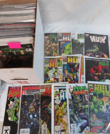 Short Box Incredible Hulk Comics