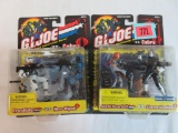 (2) GI Joe vs. Cobra Action Figure 2-Packs (2002) Sealed MOC