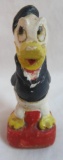 Antique 1940's Walt Disney's Donald Duck Ceramic / Bisque 3.5