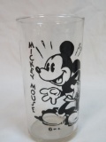 1930's Walt Disney's Mickey Mouse Character Glass