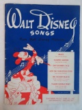 Original 1943 Southern Music Co. Walt Disney's Song Book