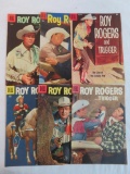 Lot (6) Golden Age Dell Roy Rogers Comics
