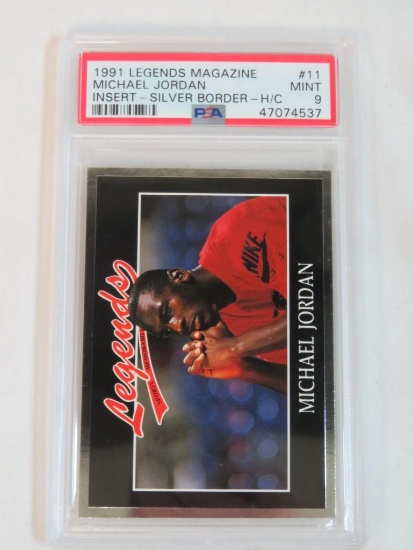 1991 Legends Magazine #11 Michael Jordan Silver PSA 9