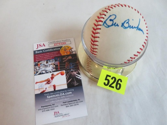 Authentic Bill Buckner Signed Baseball JSA COA