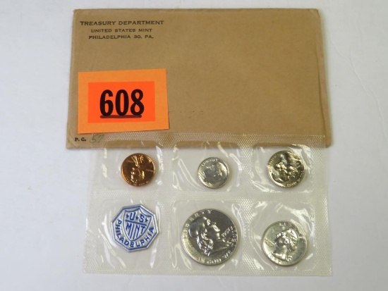 1957 U.S. Mint Proof Set Coins, 90% Silver