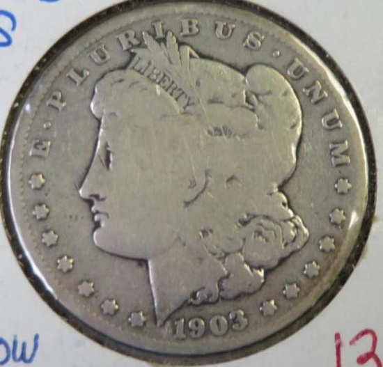 1903 S Morgan US Silver Dollar 90% Silver