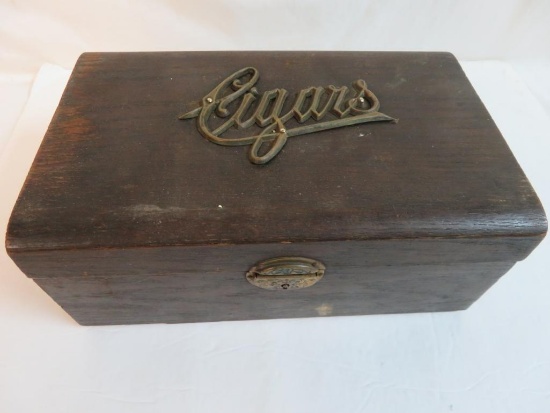 Antique 1800's Cigar Humidor Box
