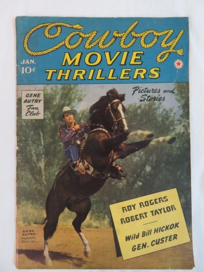 Cowboy Western Thrillers #2 (1942) Red Star Magazines RARE