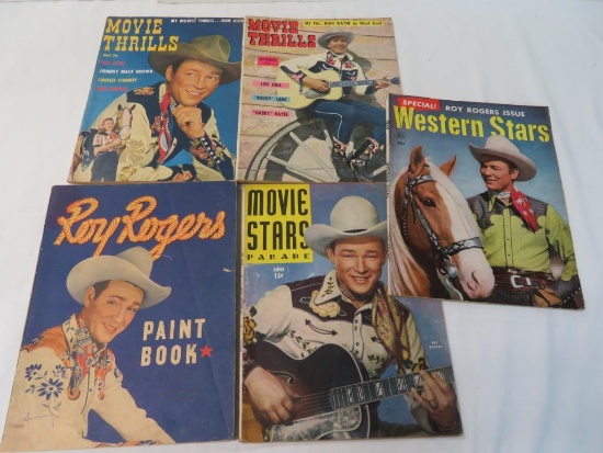 1940's Western Movie Magazine Lot Roy Rogers/ Gene Autry