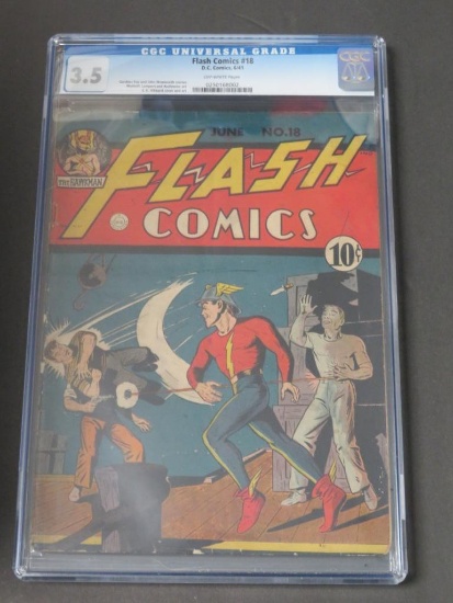 Flash Comics #18/1941 Golden Age CGC 3.5