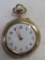 Antique 14K Gold Size 0 Swiss Pendant Pocket Watch