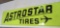 Rare Vintage Astrostar Tires 5 Ft. Embossed Metal Sign